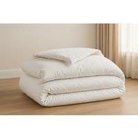 Luxury Hungarian Goose Feather & Down Duvet - 4.5 Tog Lightweight Summer Quilt, Hypoallergenic, 233TC Cotton Cover