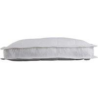Bamboo Gusset Box Extra-Firm Pillow - Sustainable Microfibre, Hypoallergenic, Support for Back Sleepers, Modern Design