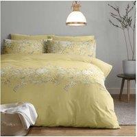 Luxury Polycotton Blossom Border Duvet Set - Soft, Breathable, Machine Washable Classic Bedding in Single, Double, King & Super King Sizes