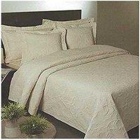 Luxury Cotton Blend Bedspread - Classic, Breathable & Machine Washable - Single, Double, King Sizes