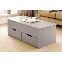 Bruges Storage Coffee Table - MDF Wood, Lift-Top, Drawers, Contemporary, 115cm