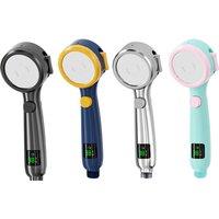 Water-Saving Shower Head with Temperature LCD Display - 5 Colours