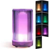 Modern ABS & PP Aroma Diffuser Night Light Humidifier - 200ml, Compact Table Decor, Minimalist Style