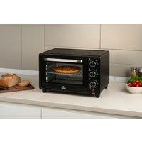 HOMCOM 21L Mini Oven, 1400W - Compact Electric Countertop Oven for Baking, Roasting & Grilling