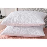 PRICE DROP! Premium Quilted Hollow Fibre Pillows - Hypoallergenic, Breathable, Standard Size - Packs of 2 or 4
