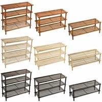 Wooden Shoe Rack in 3 Sizes and 3 Colours