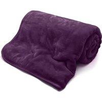 Fleece Faux Fur Mink Throw Blanket - Ultra-Soft, Machine Washable, 3 Sizes, 12 Colours
