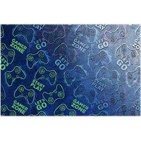 Glow-in-the-Dark Plush Throw Blanket - Soft Fleece, Four Sizes, Grey, Luminous Stars