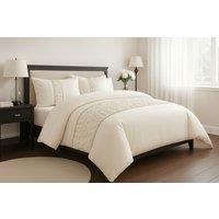 Luxury Embellished Diamond Ruffle Lace Bedding Set - Soft & Durable Polycotton