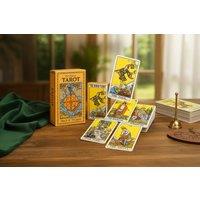 78pc Linen Tarot Card Deck Wall Art - Modern Decorative Spiritual Home Decor