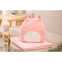 2in1 Cartoon Plushie Pillow Blanket- 8 Designs