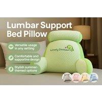 PRICE DROP! Lumbar Support Bed Pillow - Premium Comfort in 2 Sizes & 5 Designs