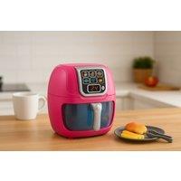 Kids Air Fryer Pretend Play Kitchen Appliance - 16 Piece, Safe, Interactive Toy Set