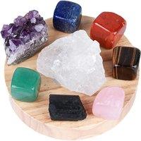 Natural Energy Lamp with Healing Crystals for Spiritual Calm