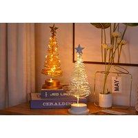 Christmas Tree Table Centerpiece Iron Night Lamp in 4 Styles