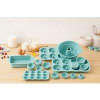 30-Piece Nonstick Silicone Baking Set - Durable, Dishwasher Safe, Multi-Colour Bakeware Kit