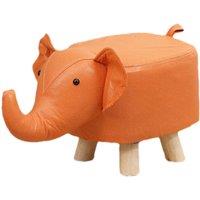 Animal Shaped Padded Cushion Footstool - Soft Kids Stool, Multi-Colour, Playful Design