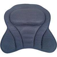 4D Ergonomic Mesh Bath Pillow - Quick-Dry, Breathable Support for Neck & Back - White or Grey