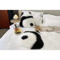 Plush Panda Imitation Wool Cushion or Pillow - Ultra-Soft, Versatile Panda Decor, 52cm x 53cm