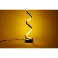 Elegant LED Spiral Bedside Table Lamp