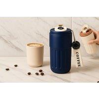 Smart Temperature Display Insulated Travel Mug - 450ml, Sleek Stainless Steel Kitchen Flask