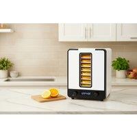 11-Tier Multi-Function Food Dehydrator with LCD Display - Large Capacity, Easy-Clean, White Kitchen Appliance