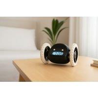 Runaway Rolling Alarm Clock - Mobile Plastic Bedside Home Decor (16.5cm, Quirky Design)