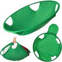 Green Foldable Laundry Basket - Space-Saving, 21 & 26 Sizes