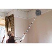 Detachable Ceiling Fan & Multi-Surface Cleaner Brush - Adjustable, Double-Sided Microfibre, Lightweight Cleaning Tool
