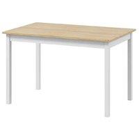 PRICE DROP! Solid Pine Farmhouse Dining Table - 4-Seater, Rustic Natural Wood, 120x75cm Kitchen Table