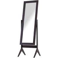 PRICE DROP! Full Length Modern Dressing Mirror - Adjustable Tilt, Sturdy MDF Frame, Crystal-Clear Glass