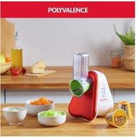 Moulinex Fresh Express 3-in-1 Electric Vegetable Slicer & Grater - Compact Multi-Function Kitchen Appliance