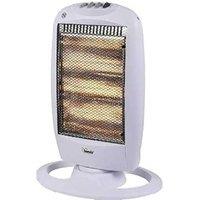 HR315 Halogen Cooker Stove - 1200W, 3 Power Levels, Compact & Lightweight, White