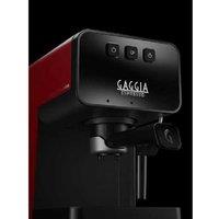 Gaggia Manual Espresso & Cappuccino Coffee Machine - 15 Bar, Milk Frother, Sleek Black