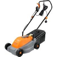 LawnForce 1200W Electric Corded Lawnmower - 32cm Cut & 25L Grass Collector