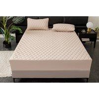 Luxury Thick Pure Cotton Fitted Bed Sheet - Soft, Breathable & Machine Washable - Single, Double, King & Super King Sizes