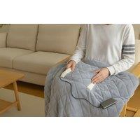 USB Heated Electric Velvet Blanket - Energy Saving, Machine Washable, 2 Sizes, 4 Colours