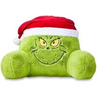 Eco-Friendly Cartoon Christmas Reading Pillow - Grinch & Tree Motif, Machine Washable, Multiple Sizes