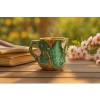 Resin Crystal Coffee Mug Set - 1, 2 or 4-Piece Gemstone Tableware