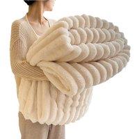 PRICE DROP! Double-Sided Faux Fur Fluffy Blanket - Ultra-Soft, Machine Washable Throw, 4 Sizes, 8 Colours