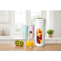USB Rechargeable Mini Blender & Juicer - Portable, Fast-Blend, 340ml, Leak-Proof