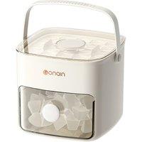 PRICE DROP! Easy Press Ice Cube Maker Tray - Compact, Mess-Free 48-Cube Kitchen Appliance