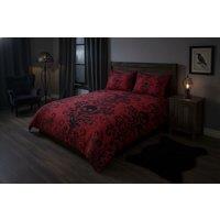Floral Skull Duvet Cover Set - Soft Synthetic Fibre, Machine Washable, 4 Sizes, 6 Colours