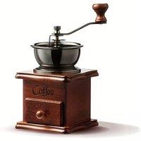 Manual Coffee Grinder - Vintage Hand-Crank, Adjustable Settings, No-Electric Kitchen Essential