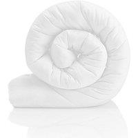 Hypoallergenic 4.5-Tog Bounce Back Duvet - Machine Washable, Anti-Allergy, Polycotton Cover - Single to Super King