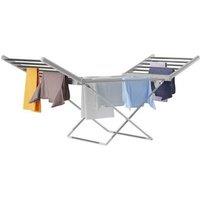 PRICE DROP! Freestanding Winged Electric Clothes Airer - 15kg Laundry Dryer, Energy Efficient