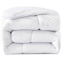 Luxury All Seasons Coverless Duvet - Ultra-Soft Microfibre, Box Stitched, Machine Washable, Hypoallergenic - Single to Super King