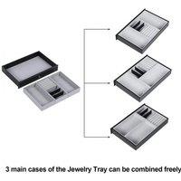 PU Leather Lockable Accessories Storage Box - Secure Jewellery & Watch Organiser