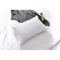Luxury Duck Feather & Down Pillows - Extra Filled, 100% Cotton Cover, Hotel Quality - Pack of 2