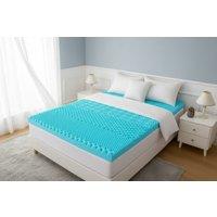 PRICE DROP! Cooling 7-Zone Memory Foam Mattress Topper - Hypoallergenic, Breathable, Multiple UK Sizes & Depths